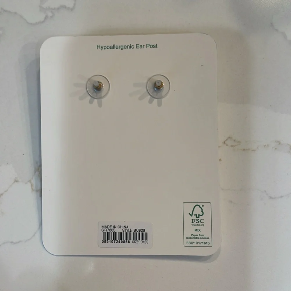 J. Crew Green Crystal Earrings NWT - Picture 9 of 16